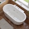 Eago EAGO AM128ETL 6 ft Acrylic White Whirlpool Bathtub w Fixtures AM128ETL - alternate 7